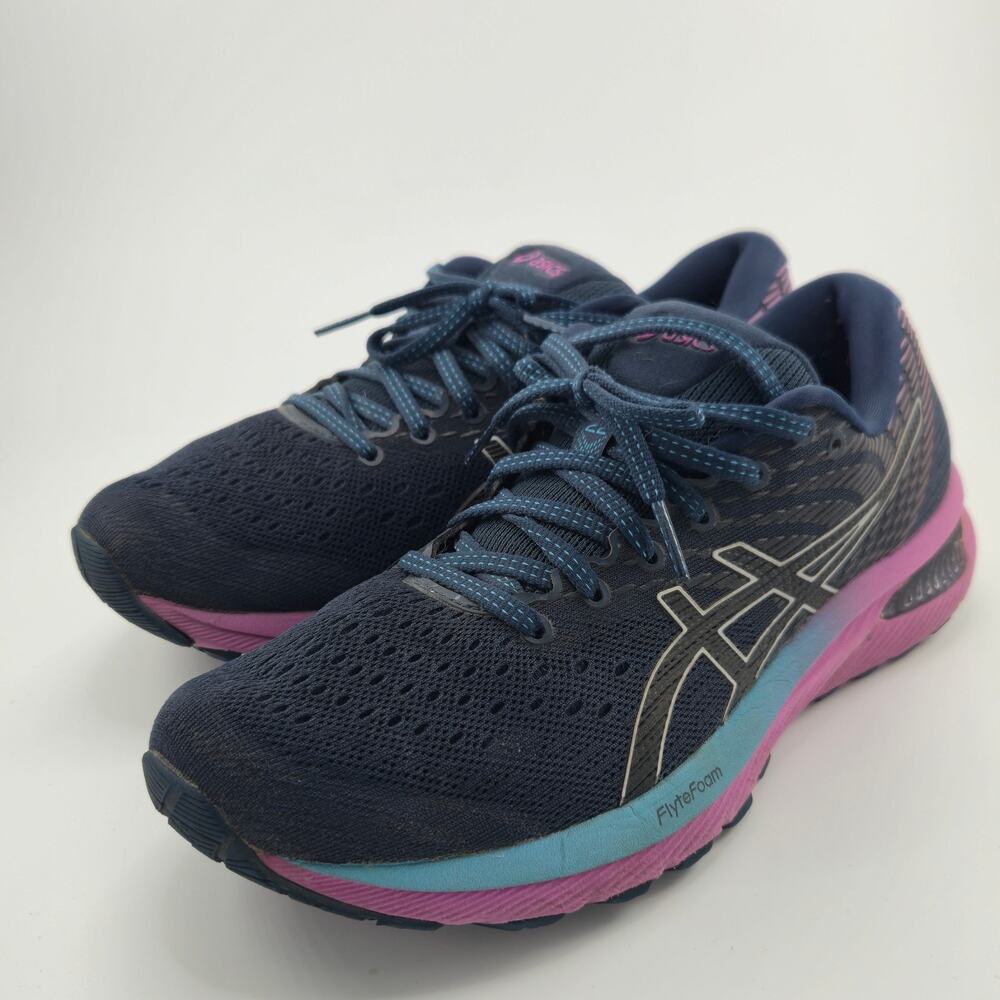 ASICS GEL-Cumulus 22 Women's Size 8.5 1012A741 French Blue Black Running Shoes